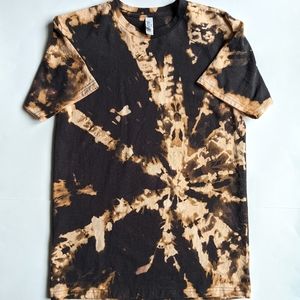 Black Reverse Tie Dye Unisex T Shirt